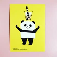 防水貼紙 機車貼紙 行李箱貼紙 熊貓 貓熊 安全帽貼紙 悠遊卡