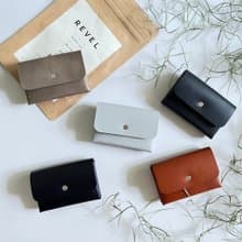 REVEL 植鞣皮革迷你多功能零錢包