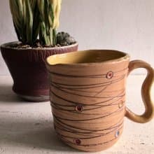 小行星與軌道咖啡杯_陶器馬克杯