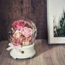 藍芽音響鐘罩花夜燈款 母親節/情人節/畢業禮物/生日禮物/聖誕節