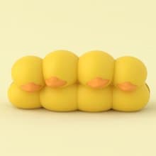 Rubber Ducks 黃色小鴨鍋蓋撐