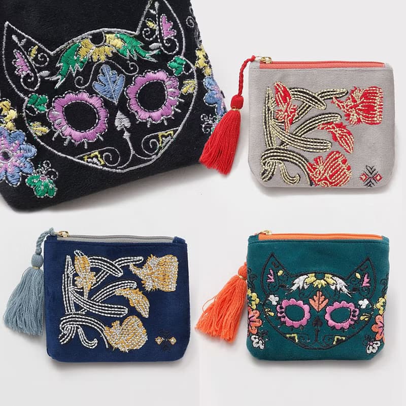 【熱門預購】墨西哥刺繡收納小包 零錢包 卡包(2款) IAWP4357-8