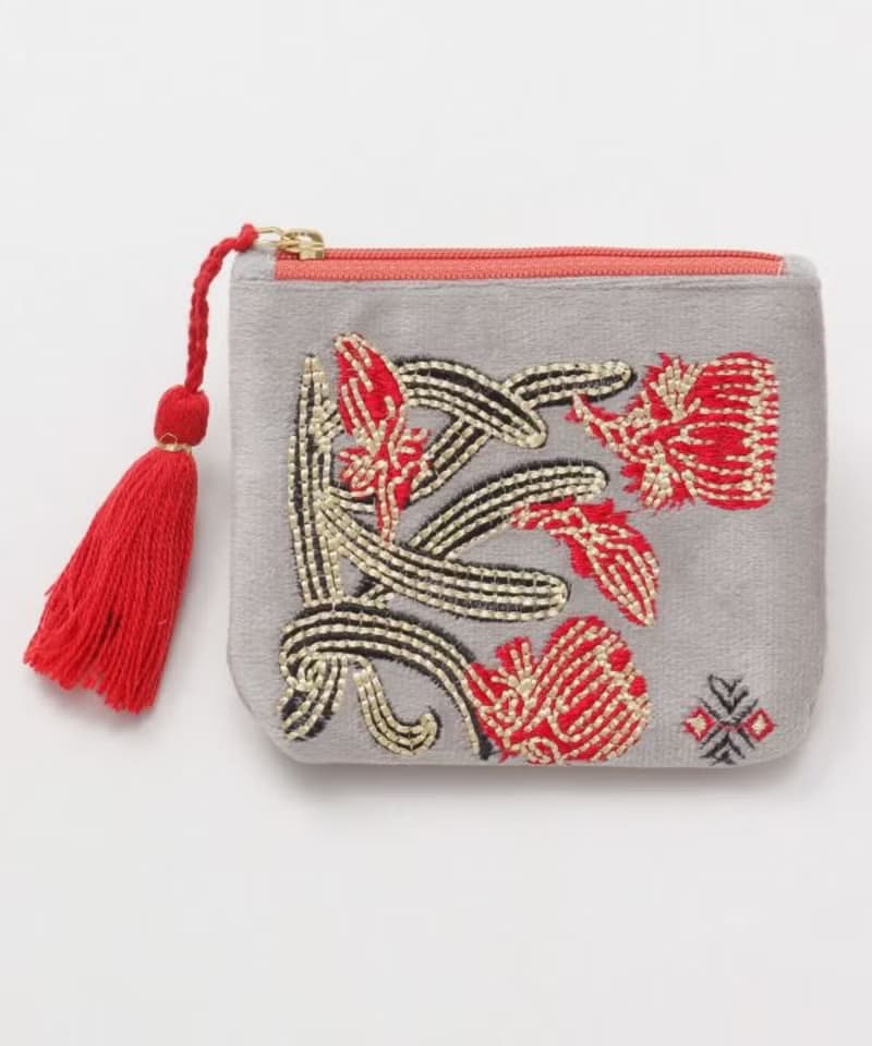 【熱門預購】墨西哥刺繡收納小包 零錢包 卡包(2款) IAWP4357-8