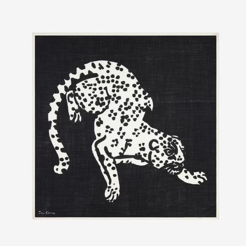 【INOUI EDITIONS】FELINE 羊毛方巾100 - 黑