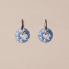 Rolling Earrings 環圈耳飾－蘇打藍(限定色)