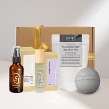 【SINTER顏璽】晚安舒眠泡澡３件組_泡澡球/空間噴霧/滾珠精油