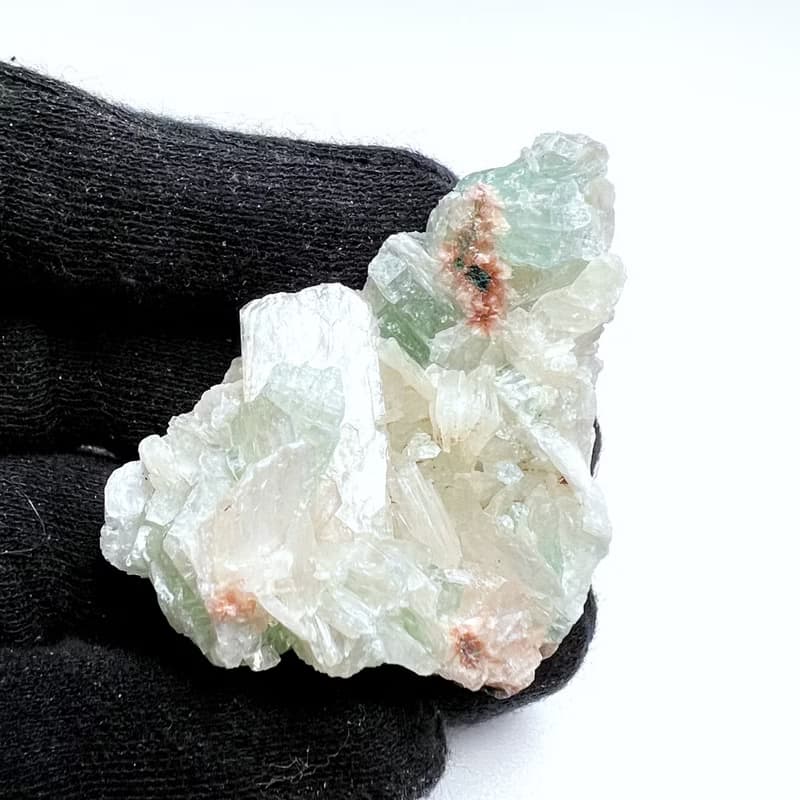 嫩綠。 擺件 精品 一圖一物 療癒 水晶盆栽 組合I 魚眼石 沸石 I