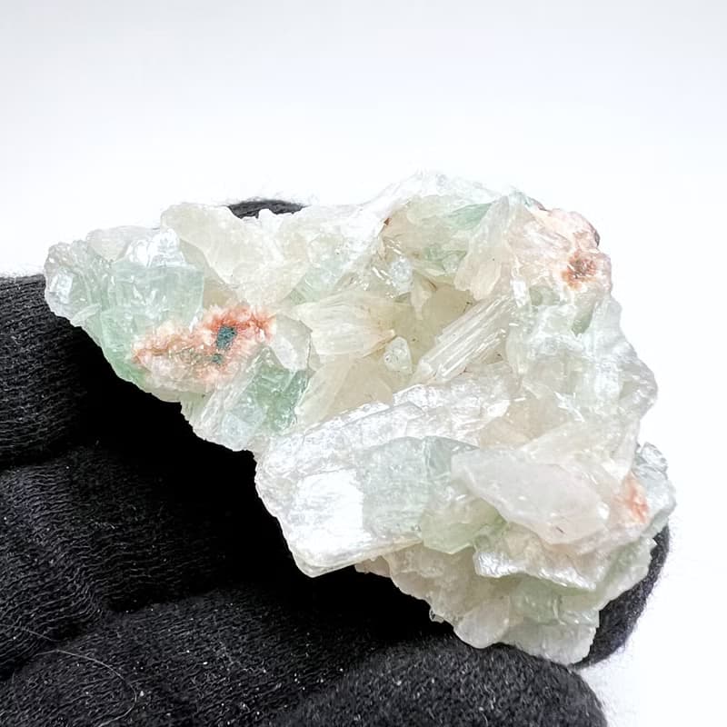 嫩綠。 擺件 精品 一圖一物 療癒 水晶盆栽 組合I 魚眼石 沸石 I