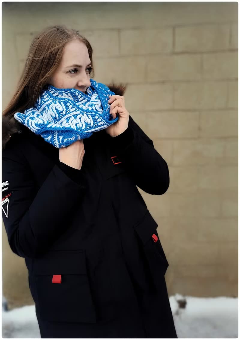 Alpaca wool infinity scarf for women , handmade gift , warm gift , knitted scarf