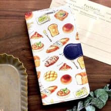 Bread手帳型スマホケース　iPhone　Android各種　パン