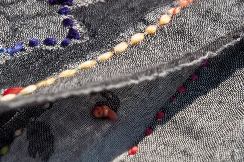 喀什米爾Cashmere/水煮羊毛披肩/針織圍巾/刺繡圍巾/羊絨披巾-花