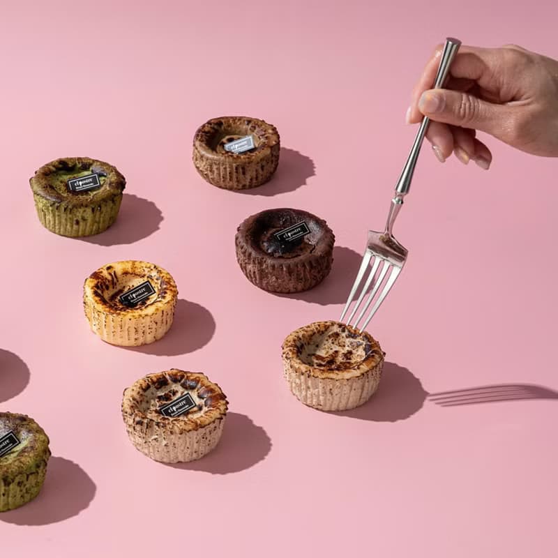 8cm迷你巴斯克蛋糕 2+2/組 原味雪莉 + 栗子苦甜巧克力