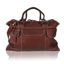 Handmade, Soft Leather Luggage Bag, Holdall, Travel, Business Bag, Overnight Bag