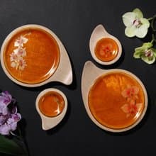 葫蘆漆藝盤 花草系列