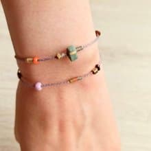 手編雙圈南美蠟線彩繩手鏈(兩色可選)