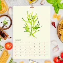Kitchen Garden  2025 2026廚房菜園月曆 給美食愛好者新年禮物 4