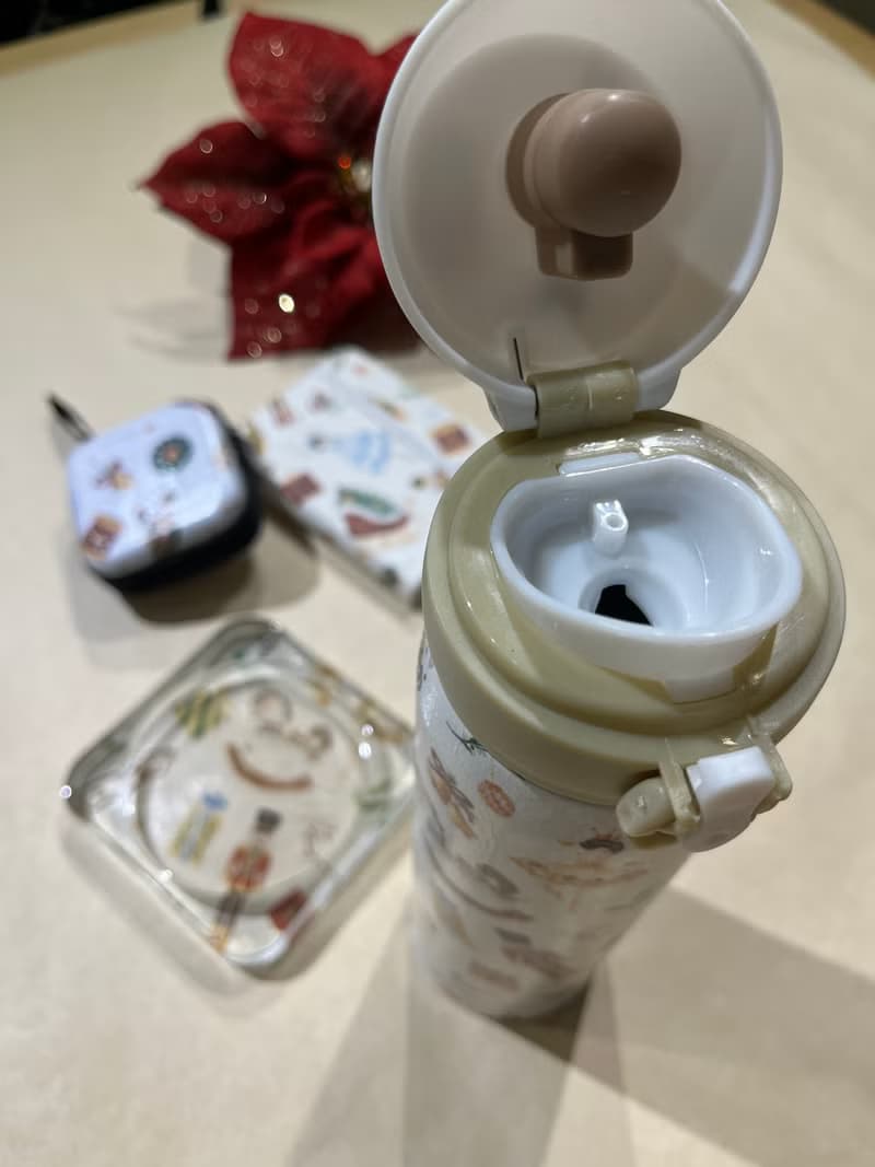 聖誕交換禮物 保溫瓶 日記本 收納盒 杯墊燭台 蝶古巴特 紙藝拼貼