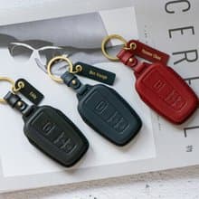 TOYOTA豐田汽車植鞣皮燙金鑰匙套/RAV4/YARIS/Camry/Altis/CROSS