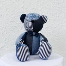 Patchwork Denim Bear 牛仔拼布小熊