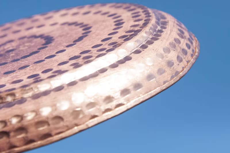 紅銅盤/復古手工銅飾品盤/手工紅銅盤/置物盤/露營餐具-敲打點點