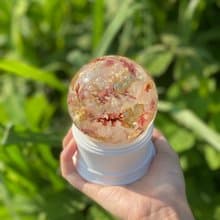 輕奢風水晶球蠟燭連擴香底座 | 手工香氛蠟燭