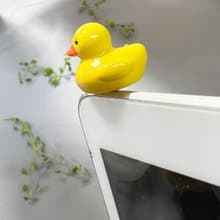 黃色鴨平板電腦筆電手機耳機防塵塞 顏色隨機 1組2入