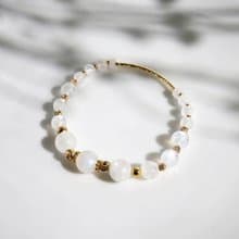 雪之月 | A19月光石手鍊