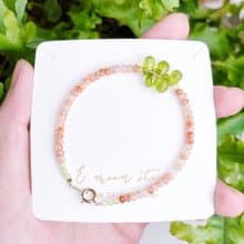 顆顆微暇入門級 輕珠寶石水晶手鍊