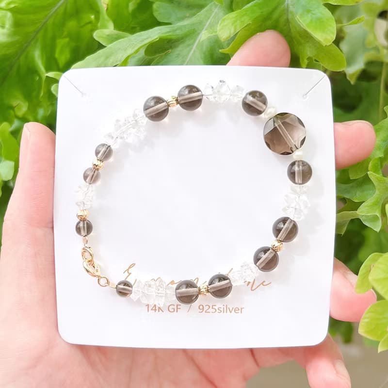 顆顆微暇入門級 輕珠寶石水晶手鍊