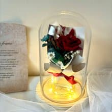 sueing_blossom 永生玫瑰花束玻璃罩