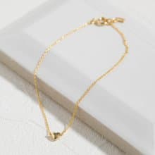 tiny heart bracelet GD ニッケルフリーブレスレット　小さなハートのブレスレット　ゴールド