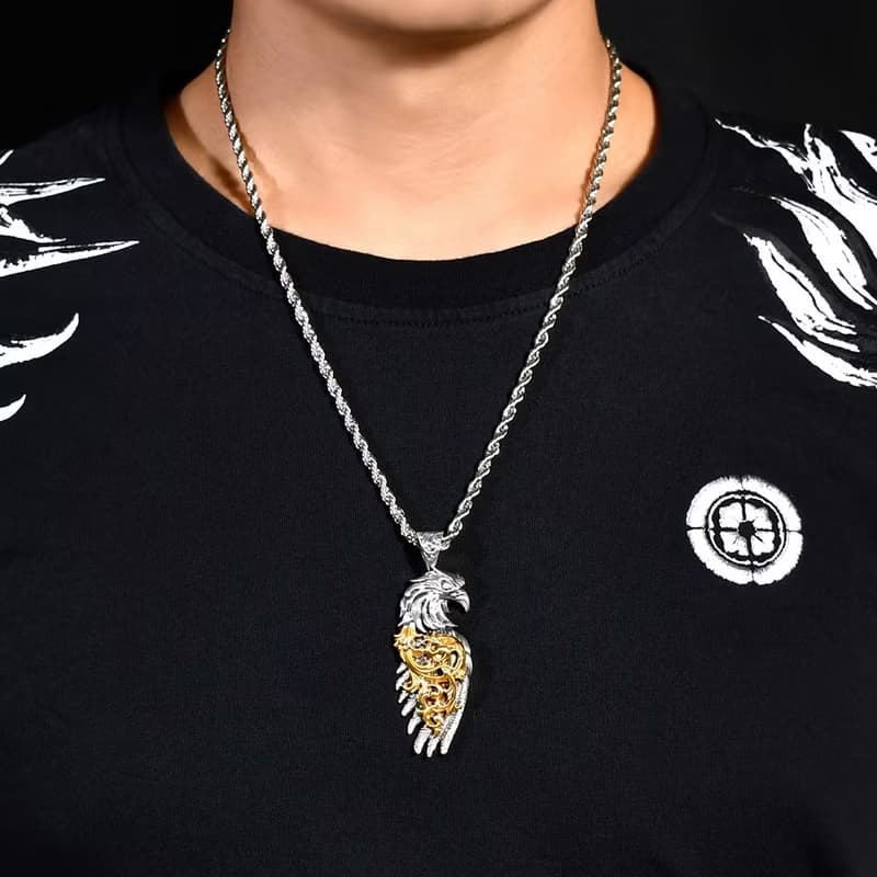 The Eagle 老鷹項鍊 男項鍊 個性項鍊 個性飾品 長項鍊 不銹鋼鍊