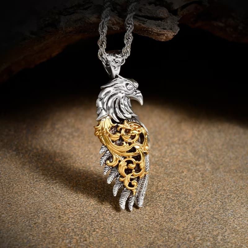The Eagle 老鷹項鍊 男項鍊 個性項鍊 個性飾品 長項鍊 不銹鋼鍊
