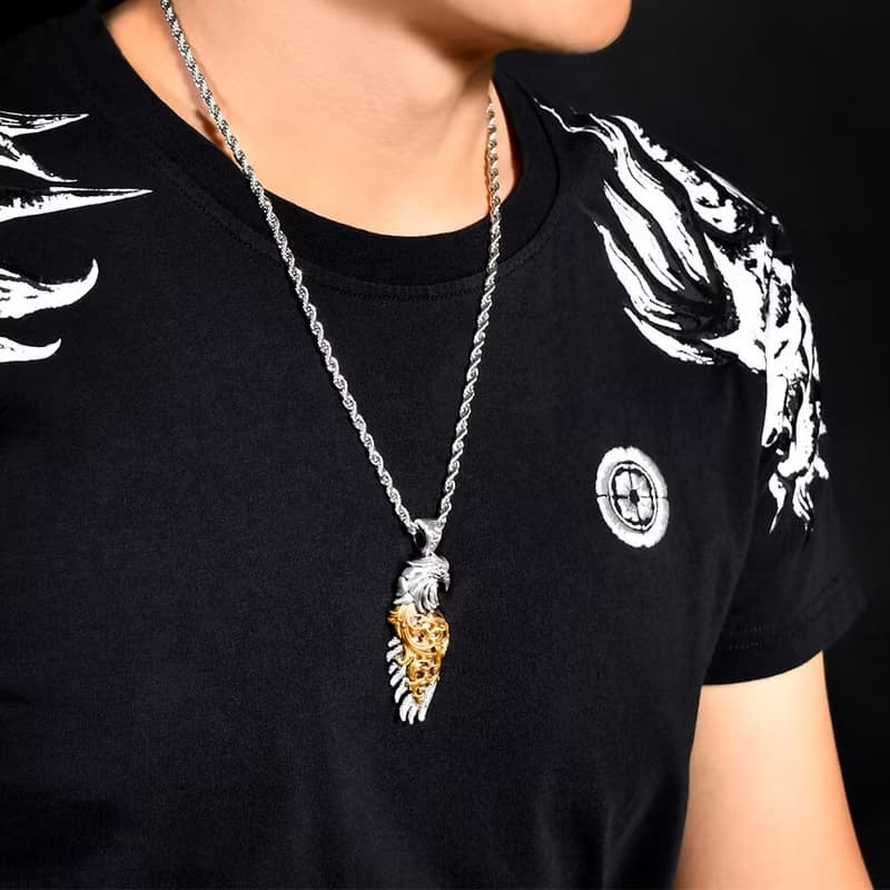 The Eagle 老鷹項鍊 男項鍊 個性項鍊 個性飾品 長項鍊 不銹鋼鍊