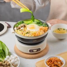 JWAY 雙電壓煎煮旅行飛碟鍋 JY-TR101-W