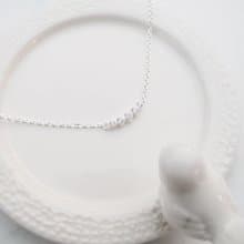 【美鑽銀飾】小露珠 | 鋯石氣質純銀細手鍊 | 大員囡仔