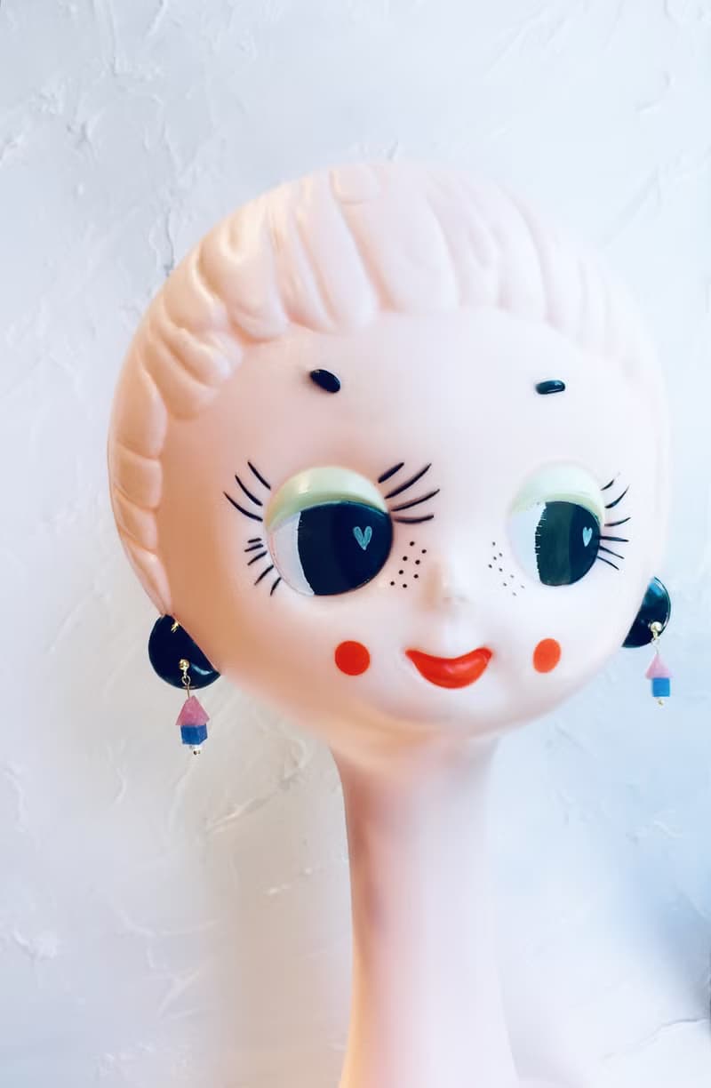 你好彩色系列-糖果房子 耳環/耳飾