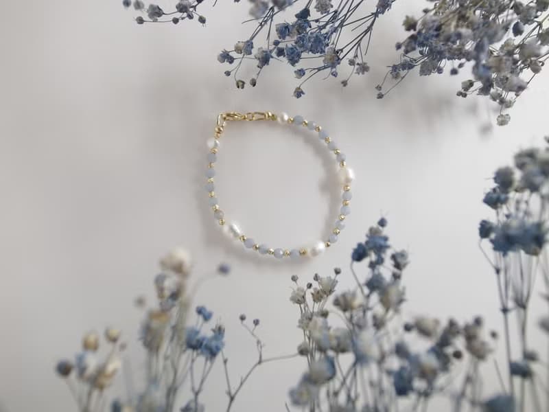 【手鍊】14K 注金 包金  藍天使  珍珠手鍊