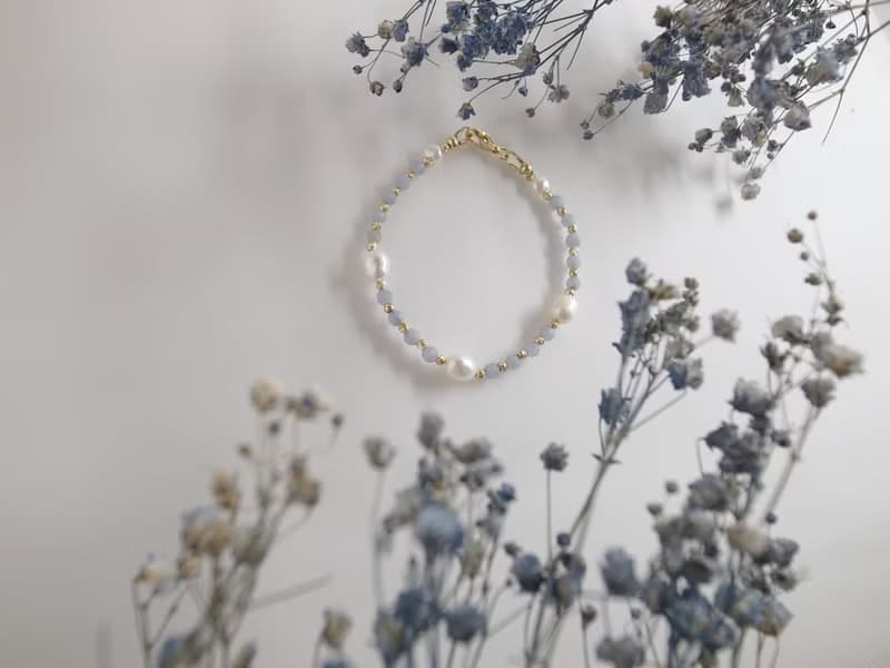 【手鍊】14K 注金 包金  藍天使  珍珠手鍊