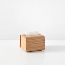 Tetrad 手工木製面紙盒 S | 白橡木
