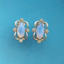 Vintage Jewelry 西洋古董飾品 SARAH COV Sabrina Fair 夾式耳環