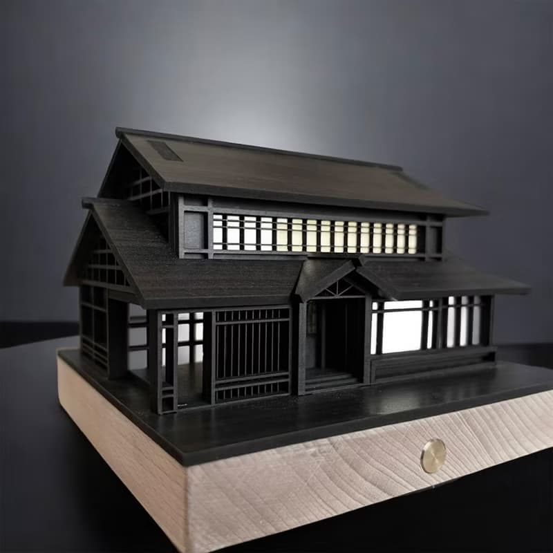 【日式夜燈-井宿一/湯井院】桌燈/桌面擺件/原創設計/USB