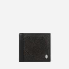 Leaf Bifold Card Wallet - Black