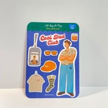 硬漢老爹貼紙組- 手帳 貼紙 插畫 送禮 父親節 父親節禮物