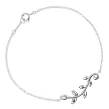 【日本直送】ティファニー TIFFANY&Co. オリーブリーフ ブレスレット 腕周り約cm17.5 シルバー925 約2.46g【中古】Aランク