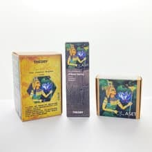 埃及系列-伊西斯│蓮花天竺葵佛手柑精油蠟燭+舒眠噴霧+香膏