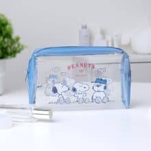 Peanuts史努比TPU透明收納包 中長型-Snoopy 隨身化妝包