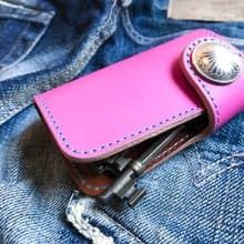 TWOFOLD　イチゴとチョコの2トーン　ツーフォルドキーケース　カードポケットあり　TFK-PB-TAf