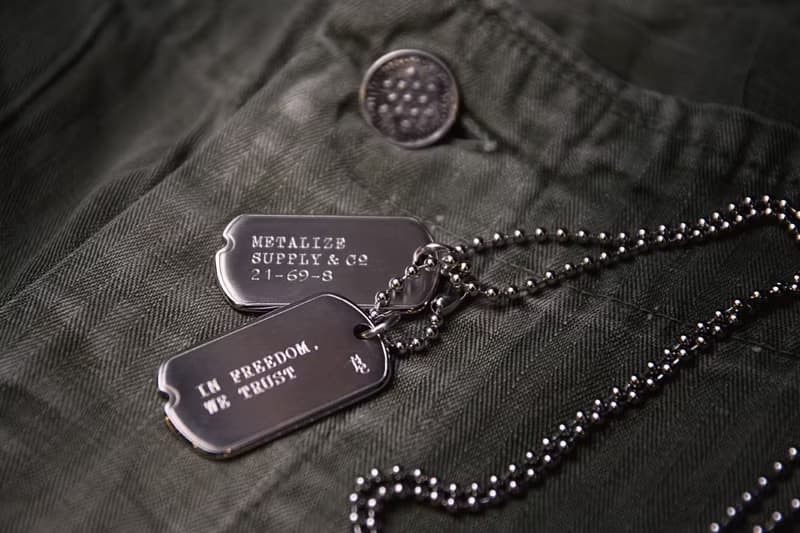 【METALIZE】不鏽鋼雙軍牌項鍊