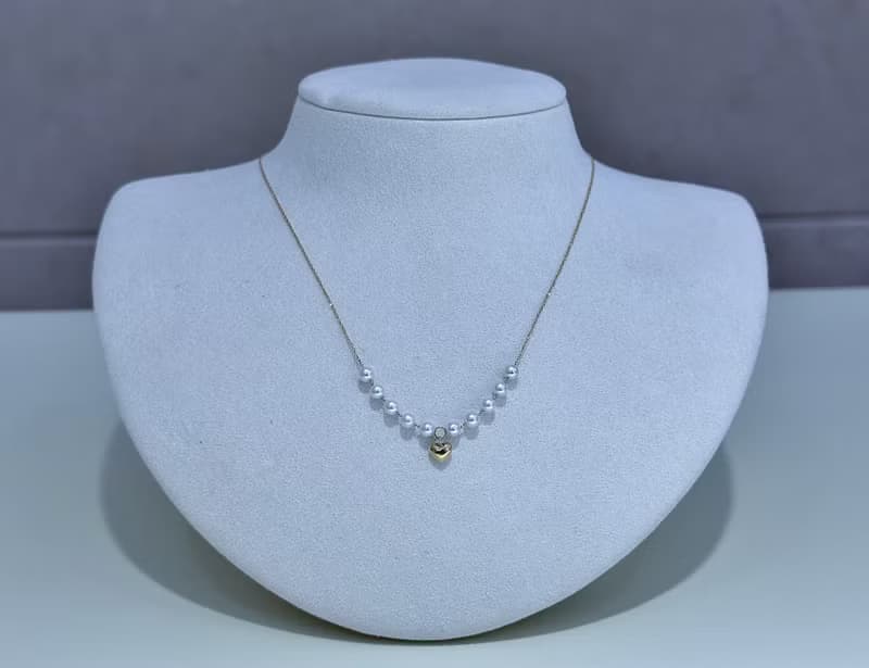 流光變奏曲小米珠淡水珠天然鑽石珍珠手環真珠手環18K金手鍊手環